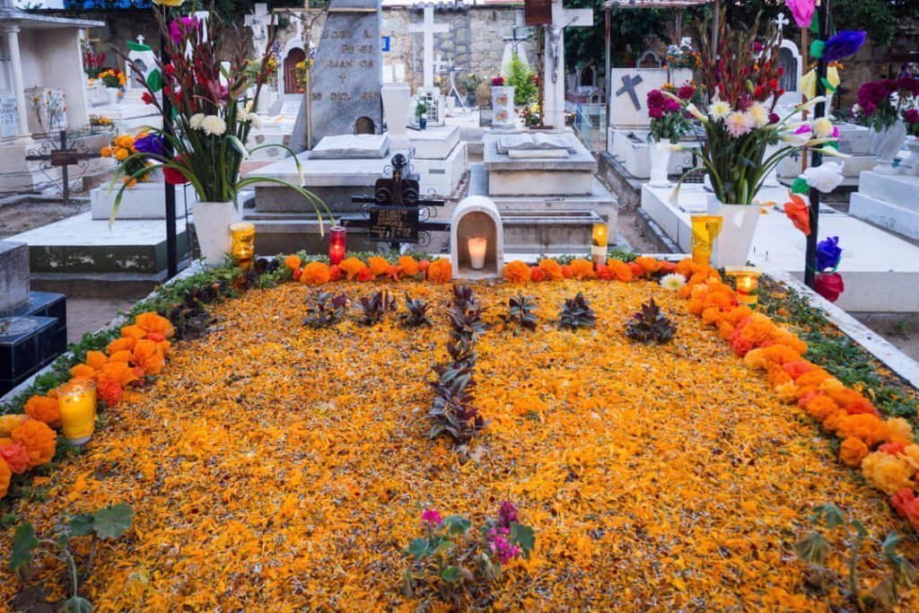 Cemetery on Day of the dead - Día de los Muertos